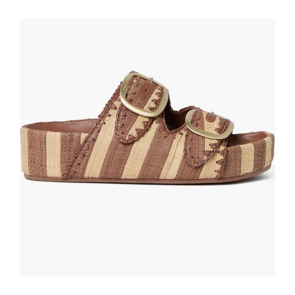 NEW Loeffler Randall Theo Two-Strap Platform Sandals ($325) - Size 6M - Picture 4 of 6